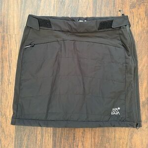 Maloja Primaloft Gore Windstopper black skirt sz M